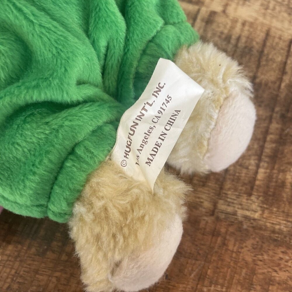Hug Fun Bunny Rabbit Plush Stuffed Animal In Watermelon Outfit - Picture 6 of 8